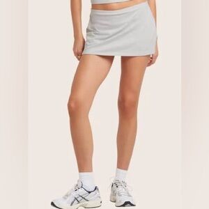 FORMCLOUD MINI SKIRT - HEATHER GREY